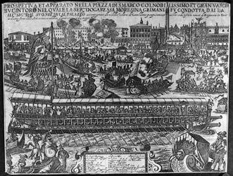 Coronation of Dogaressa Morosina Morosini-Grimani, 1597
